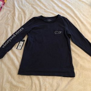 NWT Vineyard Vines Classic Navy Long Sleeve TShirt